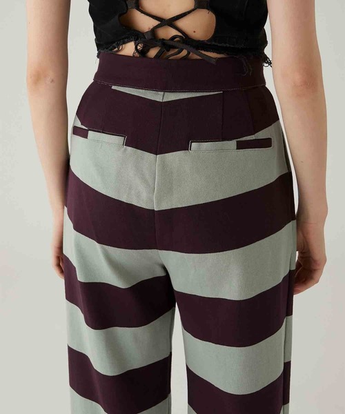 パンツ crinkle crinkle crinkle border pants crinkle crinkle crinkle】border pants/ボーダーパンツ