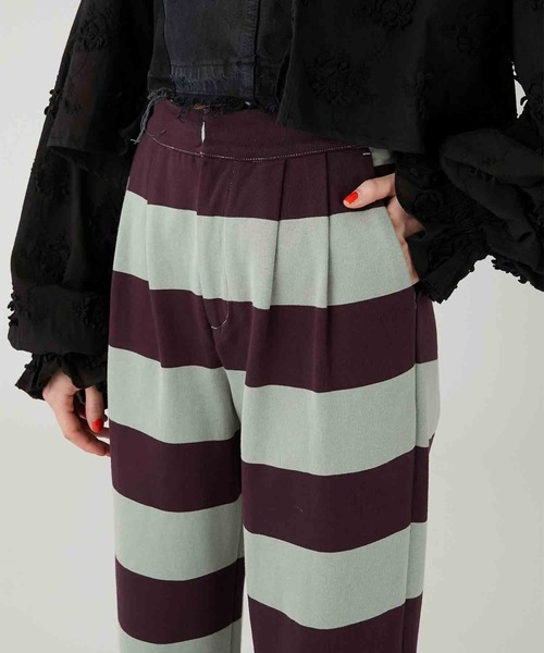 crinkle crinkle crinkle】border pants/ボーダーパンツ
