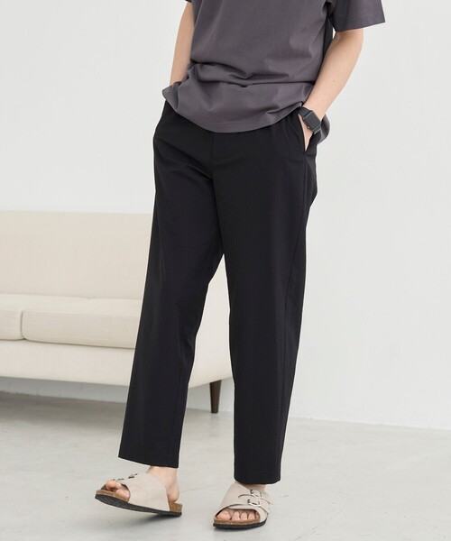 coen(コーエン)の「エンボス加工ビンテージライクイージーパンツ ー吸水速乾ー(その他パンツ・メンズ・ブラック/ダークグレー/ベージュ・S/M/L/XL)」の2枚目の写真