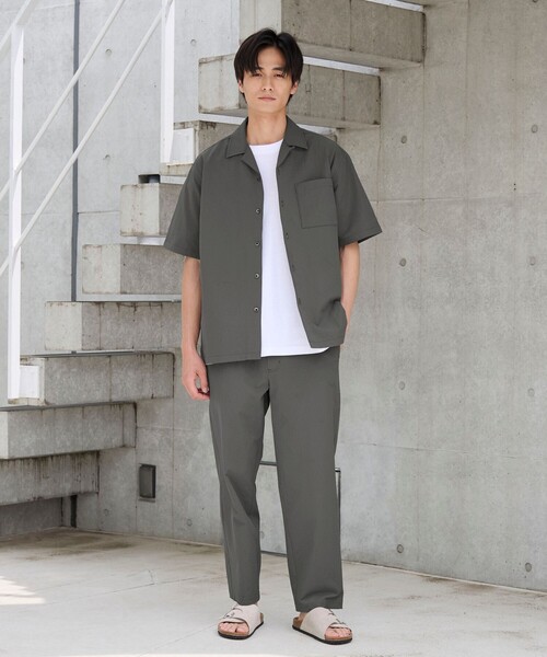 coen(コーエン)の「エンボス加工ビンテージライクイージーパンツ ー吸水速乾ー(その他パンツ・メンズ・ブラック/ダークグレー/ベージュ・S/M/L/XL)」の7枚目の写真