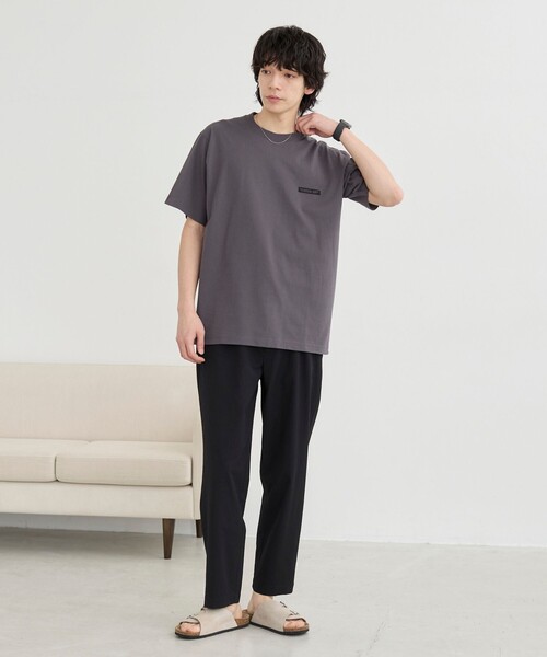 coen(コーエン)の「エンボス加工ビンテージライクイージーパンツ ー吸水速乾ー(その他パンツ・メンズ・ブラック/ダークグレー/ベージュ・S/M/L/XL)」の9枚目の写真