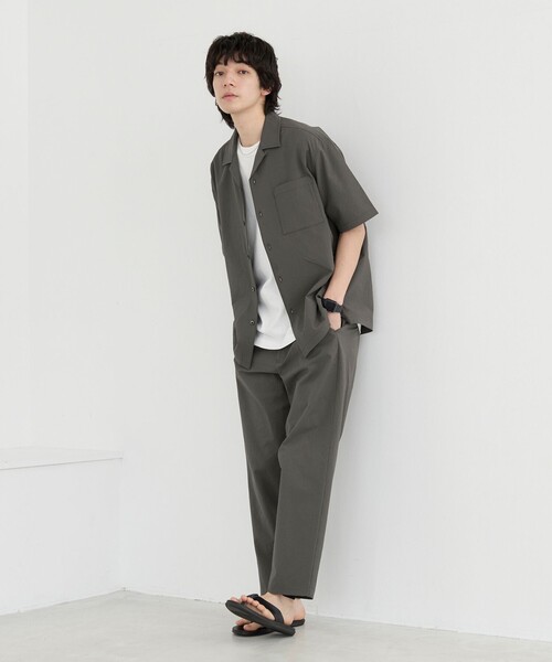 coen(コーエン)の「エンボス加工ビンテージライクイージーパンツ ー吸水速乾ー(その他パンツ・メンズ・ブラック/ダークグレー/ベージュ・S/M/L/XL)」の17枚目の写真