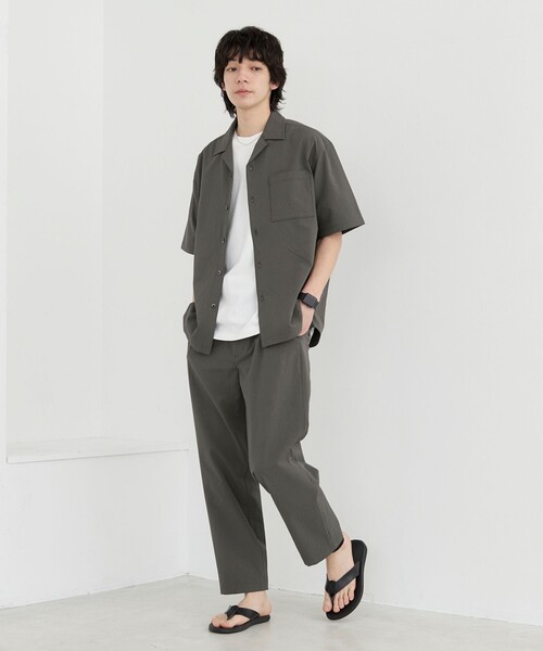 coen(コーエン)の「エンボス加工ビンテージライクイージーパンツ ー吸水速乾ー(その他パンツ・メンズ・ブラック/ダークグレー/ベージュ・S/M/L/XL)」の19枚目の写真