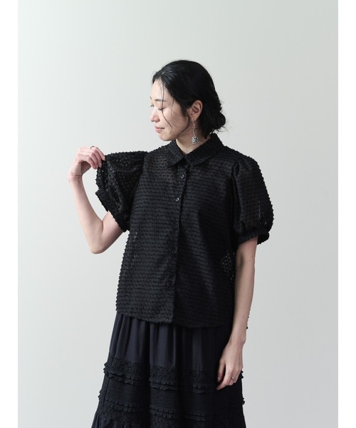 Foundrymews パフスリーブブラウス Foundrymews パフスリーブブラウス