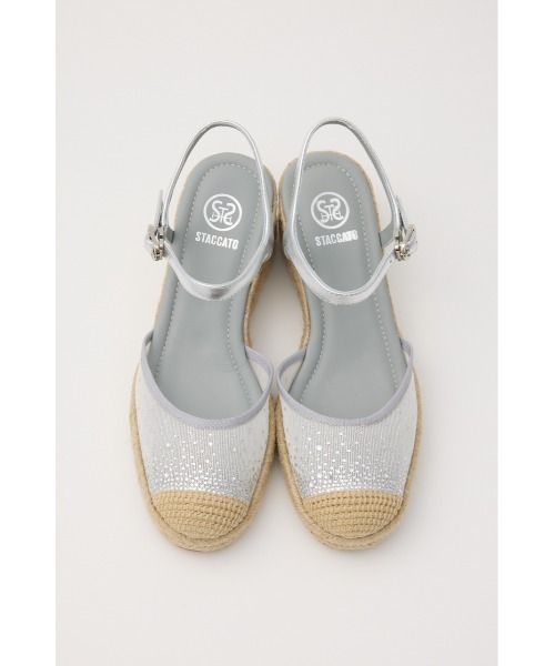 STACCATO（スタッカート）の「ナーナウェッジソールエスパドリーユサンダル（サンダル・レディース・シルバー/ピンク・23.0cm/24.0cm/24.5cm/23.5cm/22.5cm）」の2枚目の写真
