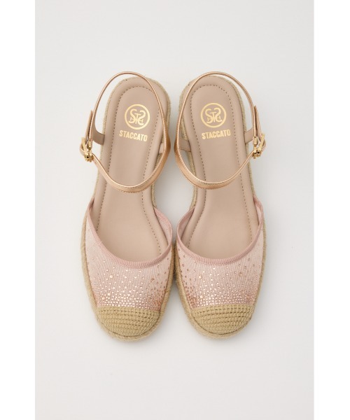 STACCATO（スタッカート）の「ナーナウェッジソールエスパドリーユサンダル（サンダル・レディース・シルバー/ピンク・23.0cm/24.0cm/24.5cm/23.5cm/22.5cm）」の15枚目の写真