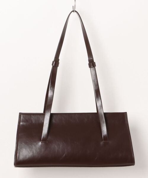 NiiNa(ニーナ)の「【 NiiNa / ニーナ 】高品質牛革 ロングハンドル レクタングル ワックスレザーバッグ(ショルダーバッグ・レディース・ブラウン/レッド/ブラック・FREE)」の8枚目の写真