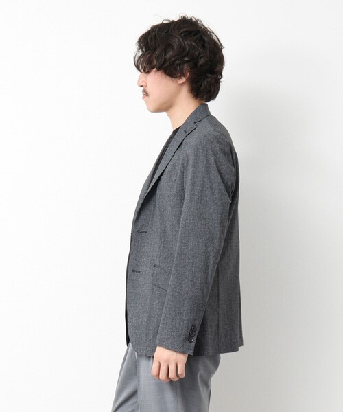 NOLLEY’S（ノーリーズ）の「《ビジカジ/セットアップ対応》接触冷感4WAYストレッチジャケット 25SS（テーラードジャケット・メンズ・ネイビー/グレー・S/M/L/XL）」の19枚目の写真