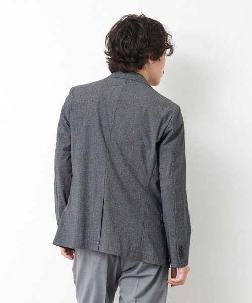 NOLLEY’S（ノーリーズ）の「《ビジカジ/セットアップ対応》接触冷感4WAYストレッチジャケット 25SS（テーラードジャケット・メンズ・ネイビー/グレー・S/M/L/XL）」の20枚目の写真