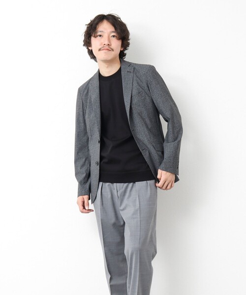 NOLLEY’S（ノーリーズ）の「《ビジカジ/セットアップ対応》接触冷感4WAYストレッチジャケット 25SS（テーラードジャケット・メンズ・ネイビー/グレー・S/M/L/XL）」の22枚目の写真