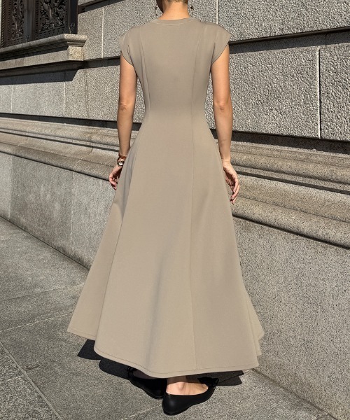 JENNE ジェンヌ フレンチ美シルエットとろみワンピース フレンチ美シルエットとろみワンピース（ワンピース）｜JENNE