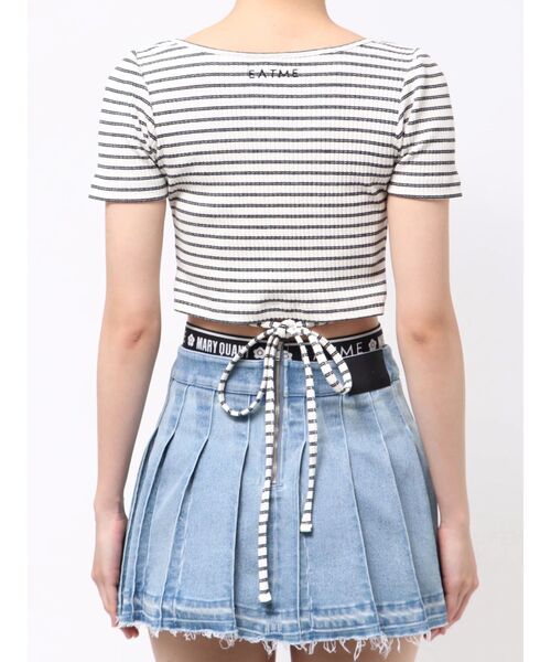 EATME（イートミー）の「【EATME×MARY QUANT】デコルテデザインリブTOP（Tシャツ/カットソー・レディース・イエロー/ライトブルー/オフホワイト/その他1・FREE）」の19枚目の写真