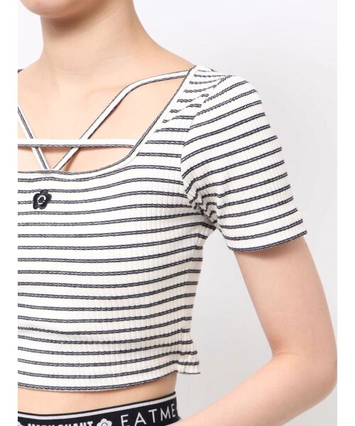 EATME（イートミー）の「【EATME×MARY QUANT】デコルテデザインリブTOP（Tシャツ/カットソー・レディース・イエロー/ライトブルー/オフホワイト/その他1・FREE）」の17枚目の写真