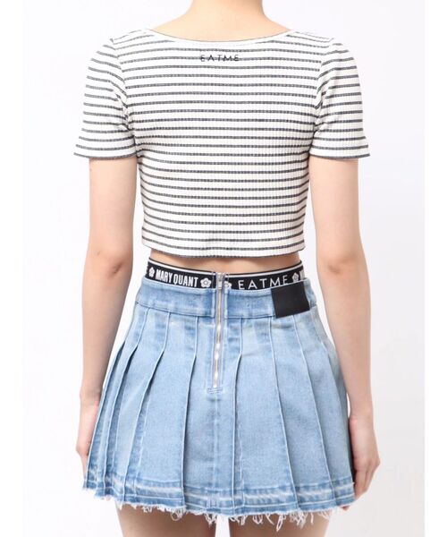 EATME（イートミー）の「【EATME×MARY QUANT】デコルテデザインリブTOP（Tシャツ/カットソー・レディース・イエロー/ライトブルー/オフホワイト/その他1・FREE）」の14枚目の写真