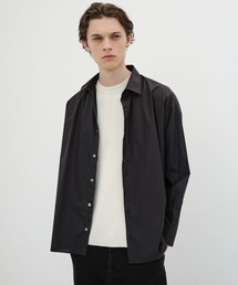 【残りわずか】200/2 コットン リラックスシャツ |夏服/天然素材/軽量/薄手