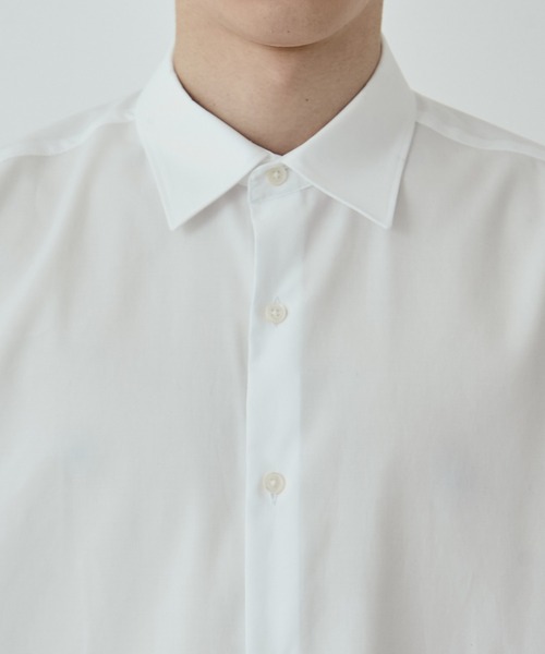 UNITED TOKYO(ユナイテッドトウキョウ)の「【残りわずか】200/2 コットン リラックスシャツ |夏服/天然素材/軽量/薄手(シャツ/ブラウス・メンズ・ダークグレー/オフホワイト/ブラック/サックスブルー・1/2/3)」の22枚目の写真