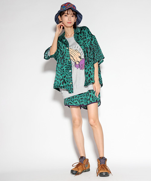 ALDIES(アールディーズ)の「Leopard Shorts / レオパードショーツ(その他パンツ・メンズ・ブラウン/グリーン・SMALL/MEDIUM/LARGE/X-LARGE)」の1枚目の写真