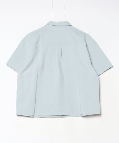 adidas（アディダス）の「【別注】アディダス adidas W LUX CA COLLARシャツ AP 限定コラボ（Tシャツ/カットソー・レディース・グリーン/スモークピンク・S/M/L/XL）」の3枚目の写真