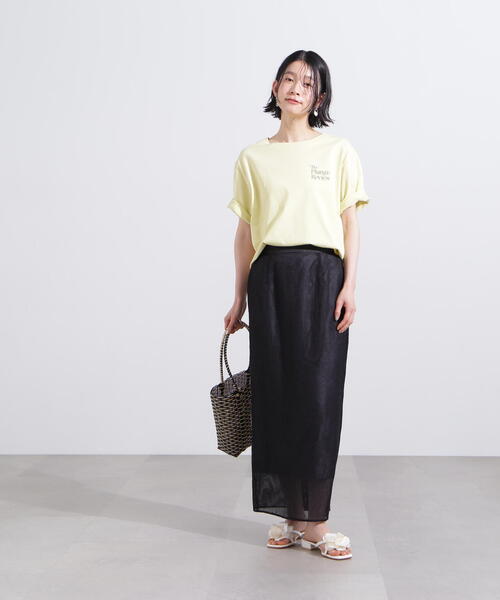 N.（N. Natural Beauty Basic）（エヌエヌナチュラルビューティーベーシック）の「【PS/低身長サイズ】メッシュチェックナロースカート（スカート・レディース・ブラック/ホワイト系その他・MEDIUM/PS）」の12枚目の写真