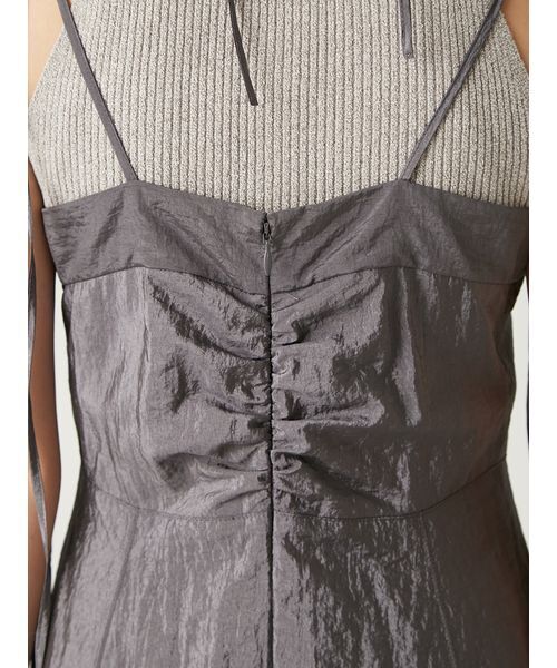 FRAY I.D（フレイアイディー）の「ブライトナイロンキャミワンピース