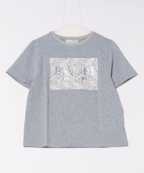 CELFORD（セルフォード）の「レースロゴプリントTシャツ（Tシャツ
