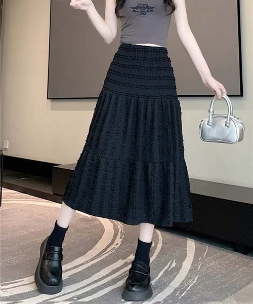 gossip!ロサンゼルス(ゴシップロサンゼルス)の「Y2K フリルスカート(スカート・レディース・ブラック・FREE)」の3枚目の写真