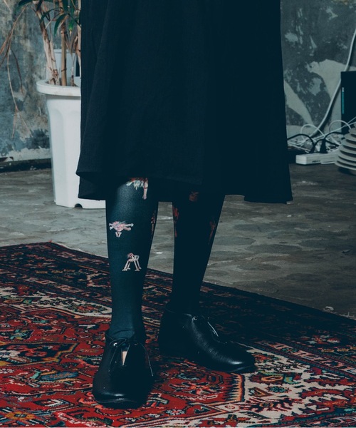 BEDSIDEDRAMA（ベットサイドドラマ）の「Primitive Leggins（レギンス/スパッツ・レディース・ブラック系2/ホワイト系/ブラック系1・1）」の3枚目の写真