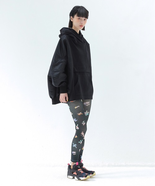 BEDSIDEDRAMA（ベットサイドドラマ）の「Primitive Leggins（レギンス/スパッツ・レディース・ブラック系2/ホワイト系/ブラック系1・1）」の5枚目の写真