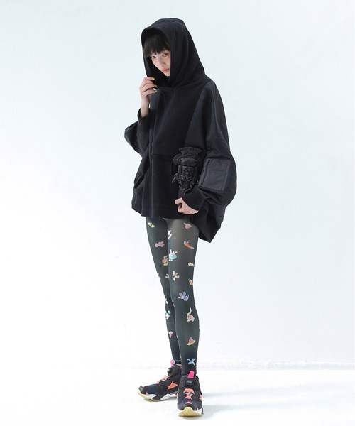 BEDSIDEDRAMA（ベットサイドドラマ）の「Primitive Leggins（レギンス/スパッツ・レディース・ブラック系2/ホワイト系/ブラック系1・1）」の7枚目の写真