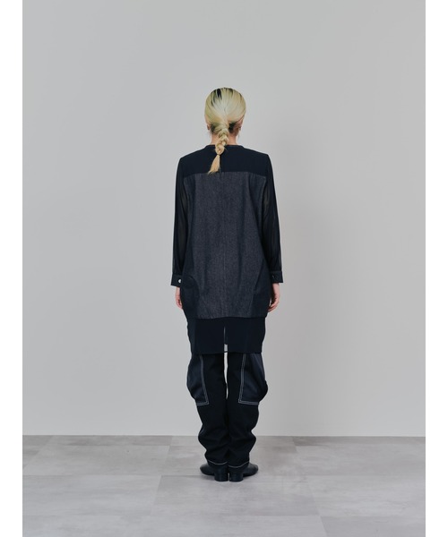 DOLLUPOOPS(ドールアップウップス)の「チュニックシアーGジャン(デニムジャケット・レディース・ブラック・38)」の14枚目の写真