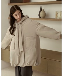  ベージュジャケット フード付き テクニカルフード付きジャケット - ベージュ | ZARA Japan / 日本