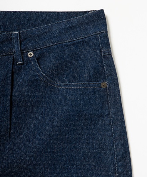 430（フォーサーティ）の「mp13627- GN DENIM 1-WASH デニムパンツ（デニムパンツ・メンズ・インディゴブルー/ブラック・28/30/32/34）」の7枚目の写真