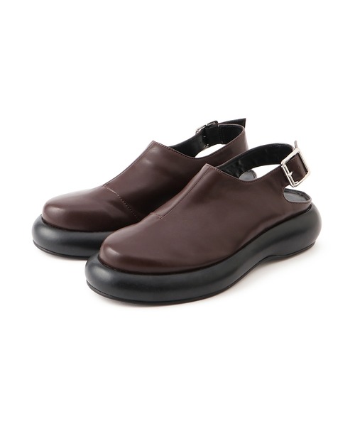 ADAM ET ROPE'（アダムエロペ）の「バックストラップクロッグ（サンダル・レディース・ブラウン/ブラック・37/36/38）」の6枚目の写真