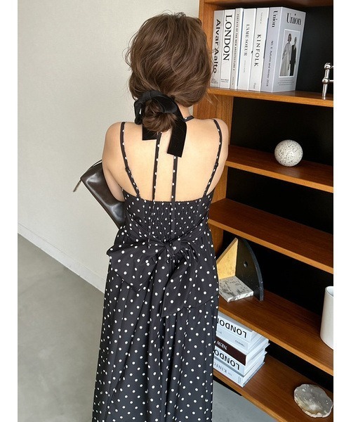 LILY BROWN（リリーブラウン）の「ボリュームリボン2wayワンピース
