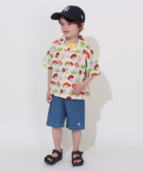 Disney(ディズニー)の「ディズニー トイ・ストーリー 総柄シャツ 0518K(シャツ/ブラウス・キッズ・ナチュラル・90cm/100cm/110cm/120cm/130cm/140cm)」の10枚目の写真