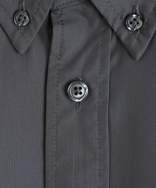 DAIWA PIER39（ダイワピア39）の「DAIWA PIER39 / ダイワ ピアサーティナイン：TECH BUTTON DOWN SHIRT L/S：BE-80025[PIE]（テーラードジャケット・メンズ・グレー・S/M/L）」の3枚目の写真