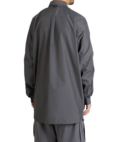DAIWA PIER39（ダイワピア39）の「DAIWA PIER39 / ダイワ ピアサーティナイン：TECH BUTTON DOWN SHIRT L/S：BE-80025[PIE]（テーラードジャケット・メンズ・グレー・S/M/L）」の10枚目の写真
