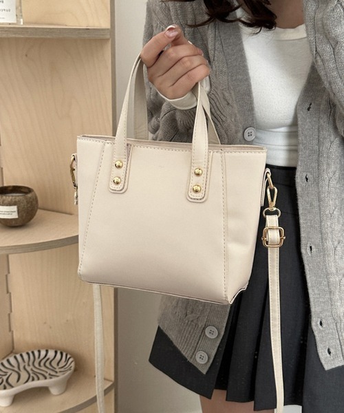 shoppinggo(ショッピングゴー)の「ショルダーバッグ レディース肩掛け(ショルダーバッグ・レディース・ベージュ/キャメル/ブラウン/ブラック/シルバー・FREE)」の4枚目の写真