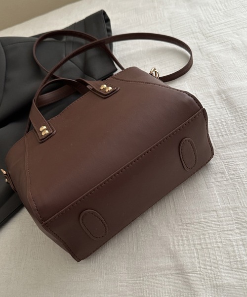 shoppinggo(ショッピングゴー)の「ショルダーバッグ レディース肩掛け(ショルダーバッグ・レディース・ベージュ/キャメル/ブラウン/ブラック/シルバー・FREE)」の13枚目の写真