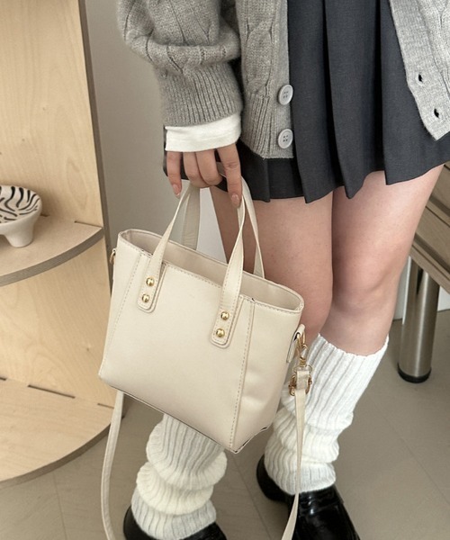 shoppinggo(ショッピングゴー)の「ショルダーバッグ レディース肩掛け(ショルダーバッグ・レディース・ベージュ/キャメル/ブラウン/ブラック/シルバー・FREE)」の17枚目の写真