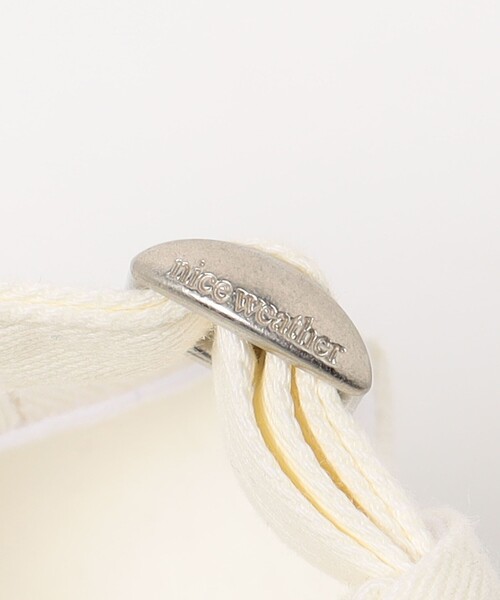 NICE WEATHER（ナイスウェザー）の「＜NICE WEATHER＞SOUND BODY キャップ（キャップ・メンズ・ホワイト/ネイビー・FREE）」の9枚目の写真