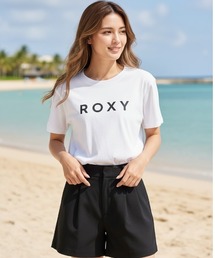 【ROXY/ロキシー】25SS SPORTS/ワンポイントブランドロゴ半袖Tシャツ