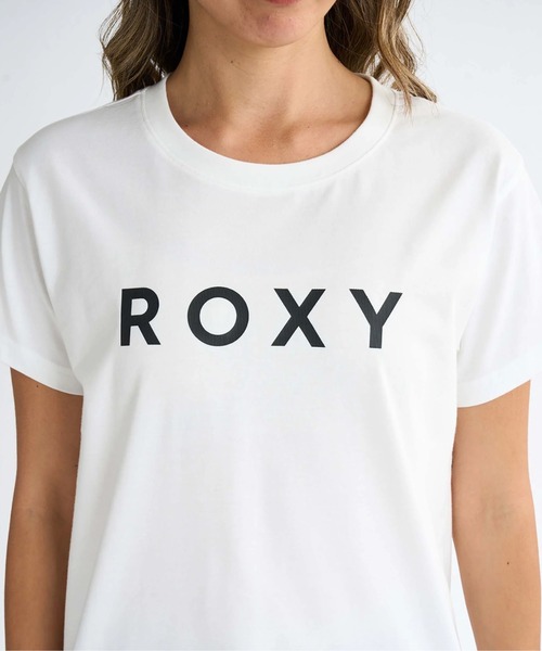 ROXY（ロキシー）の「【ROXY/ロキシー】25SS SPORTS/ワンポイントブランドロゴ半袖Tシャツ（Tシャツ/カットソー・レディース・ブラック/ホワイト・SMALL/MEDIUM/LARGE）」の10枚目の写真