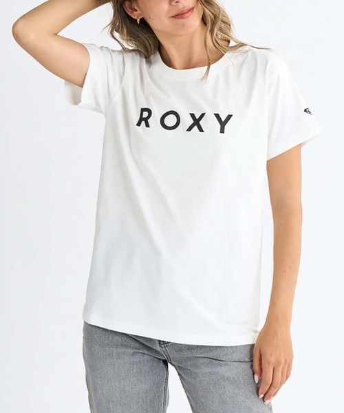 ROXY（ロキシー）の「【ROXY/ロキシー】25SS SPORTS/ワンポイントブランドロゴ半袖Tシャツ（Tシャツ/カットソー・レディース・ブラック/ホワイト・SMALL/MEDIUM/LARGE）」の9枚目の写真