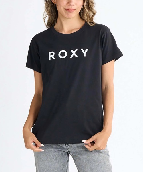 ROXY（ロキシー）の「【ROXY/ロキシー】25SS SPORTS/ワンポイントブランドロゴ半袖Tシャツ（Tシャツ/カットソー・レディース・ブラック/ホワイト・SMALL/MEDIUM/LARGE）」の5枚目の写真