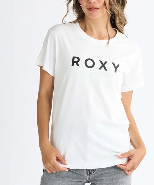 ROXY（ロキシー）の「【ROXY/ロキシー】25SS SPORTS/ワンポイントブランドロゴ半袖Tシャツ（Tシャツ/カットソー・レディース・ブラック/ホワイト・SMALL/MEDIUM/LARGE）」の14枚目の写真