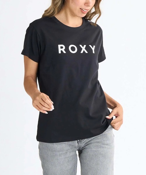 ROXY（ロキシー）の「【ROXY/ロキシー】25SS SPORTS/ワンポイントブランドロゴ半袖Tシャツ（Tシャツ/カットソー・レディース・ブラック/ホワイト・SMALL/MEDIUM/LARGE）」の15枚目の写真