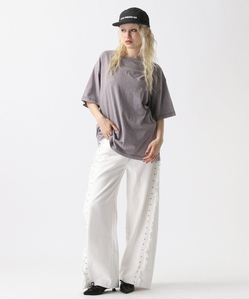 FOREVER 21（フォーエバー トゥエンティーワン）の「【2025SS】ヴィンテージライクビッグＴシャツ（Tシャツ/カットソー・レディース・ブラック/ブラウン/グレー・FREE）」の16枚目の写真