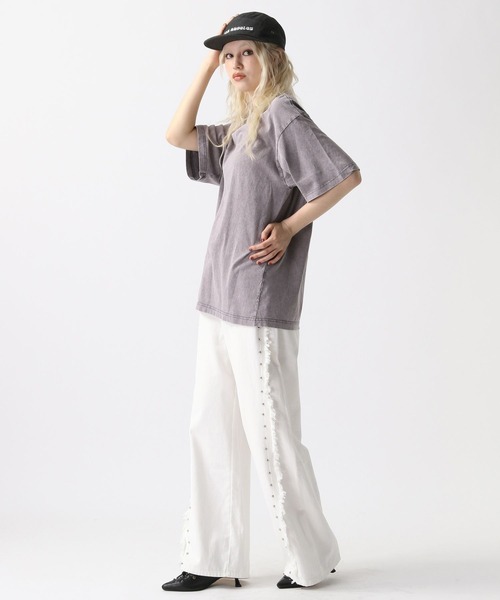 FOREVER 21（フォーエバー トゥエンティーワン）の「【2025SS】ヴィンテージライクビッグＴシャツ（Tシャツ/カットソー・レディース・ブラック/ブラウン/グレー・FREE）」の14枚目の写真