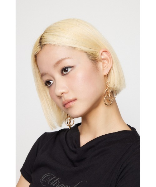LAGUA GEM(ラグアジェム)の「RING CONNECT ピアス(ピアス(両耳用)・レディース・ゴールド/シルバー・FREE)」の13枚目の写真